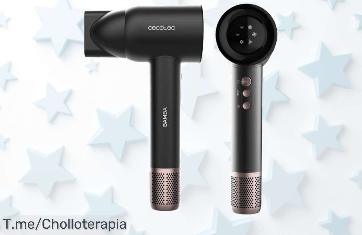 Secador Cecotec Bamba IoniCare con tecnología Nano IonTech elimina el frizz para un pelo suave precio loco oferta nunca vista corre antes que se acabe el ofertón
