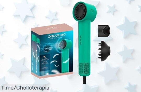 Secador Cecotec Ionicare Rockstar Style Green con motor ultra rápido y súper silencioso un super chollo y descuento brutal que no puedes dejar pasar compra ya antes de que acabe la oferta