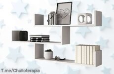 Selsey balda flotante 3 niveles con diseño moderno y súper fuerte que aguanta hasta cinco kilos a precio loco nunca visto Aprovecha este super chollo ya antes de que se agote