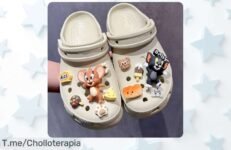 Set Miniso Tom y Jerry para zuecos con diseño único y divertido disfruta de un descuento brutal que nunca viste corre por este super chollo antes que vuelen