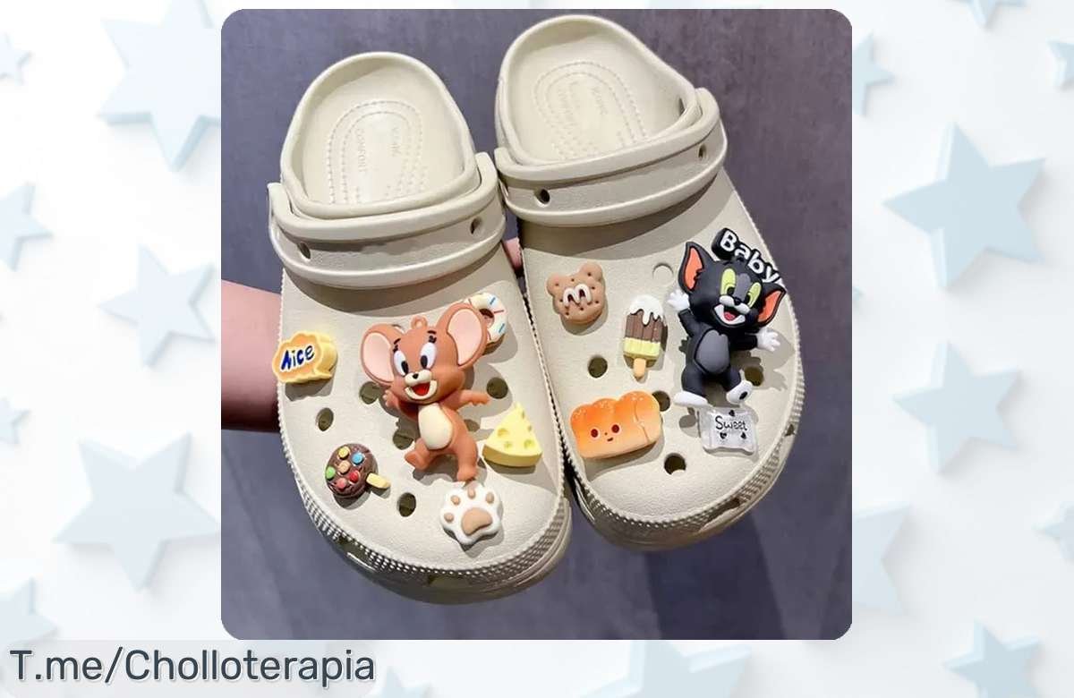 Set Miniso Tom y Jerry para zuecos con diseño único y divertido disfruta de un descuento brutal que nunca viste corre por este super chollo antes que vuelen