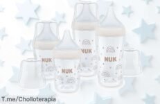 Set de 4 biberones Nuk perfect match con tetinas súper suaves y anticólicos, precio loco nunca visto que tu bebé agradecerá ¡aprovecha este ofertón antes que se acabe!