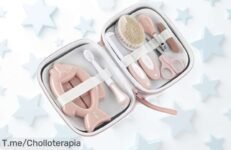 Set de higiene para bebé con accesorios seguros y práctico neceser en un ofertón nunca visto, precio loco y descuento brutal solo por tiempo limitado ¡Consíguelo ya!