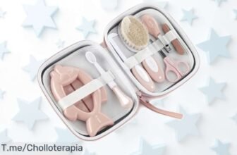 Set de higiene para bebé con accesorios seguros y práctico neceser en un ofertón nunca visto, precio loco y descuento brutal solo por tiempo limitado ¡Consíguelo ya!