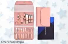 Set de manicura profesional 16 piezas con estuche viaje descuento brutal nunca visto para uñas perfectas aprovecha este oferón y consigue tu precio loco ya, oferta limitada