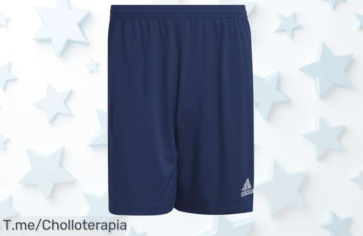 Shorts adidas hombre entrada 22 Team Navy Blue con caída de precio brutal súper resistente para cualquier plan aprovecha este ofertón nunca visto antes corre que vuelan