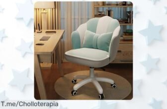 Silla de oficina flor súper chic con giro 360 y altura ajustable aprovecha este precio loco nunca visto un ofertón que vuela corre antes que suba el descuento brutal termina pronto