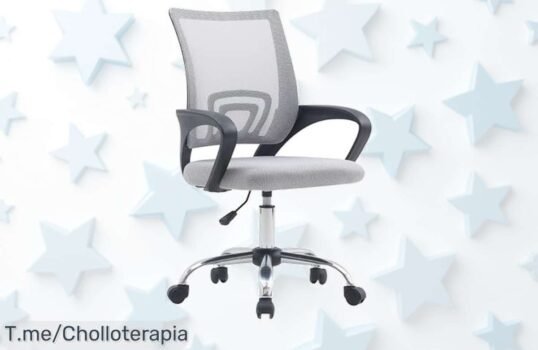 Silla de oficina shiito con ruedas que giran sin esfuerzo y respaldo reforzado para cuidar tu postura aprovéchate ya del super chollo y descuento brutal oferta limitada¡corre!