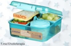 Sistema to go fiambrera bento con cierre klip it y tarrina hermética disfruta de este ofertón con precio loco para mantener tu comida fresca aprovecha ya antes que se acabe