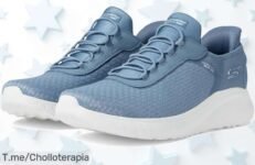 Skechers Bobs Squad Chaos con diseño moderno y ajuste fácil el súper chollo que te mereces descuento brutal nunca visto corre por tu par antes de que se agoten