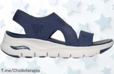 Skechers Cali azul marino con agarre antideslizante y amortiguación top a precio loco disfruta la flexibilidad que necesitas en este ofertón nunca visto compra ya antes que desaparezca