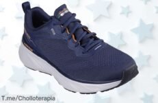 Skechers Edgeride Navy con aire refrigerado para pies frescos todo el día en un ofertón nunca visto precio de ganga y descuento brutal corre que vuelan las unidades