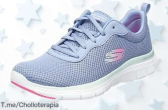 Skechers Flex Appeal 40 con suela súper dura nunca vista y diseño a prueba de todo un ofertón que cambia tu día corre antes que acabe el descuento brutal y consigue este precio loco