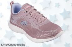 Skechers Flex Appeal 50 pink con fresquito y duración increíble precio loco nunca visto corre que vuelan este super chollo descuento brutal por tiempo limitado compra ya