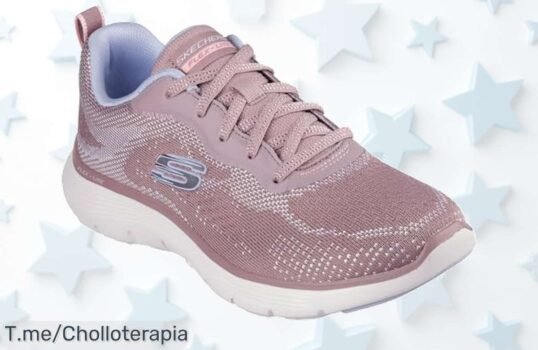 Skechers Flex Appeal 50 pink con fresquito y duración increíble precio loco nunca visto corre que vuelan este super chollo descuento brutal por tiempo limitado compra ya