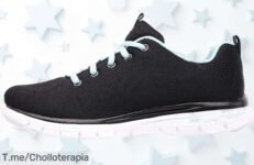 Skechers Graceful Get Connected con pisada ligera y suela antideslizante un ofertón con descuento brutal para que camines segura ¡aprovecha este super chollo ya!