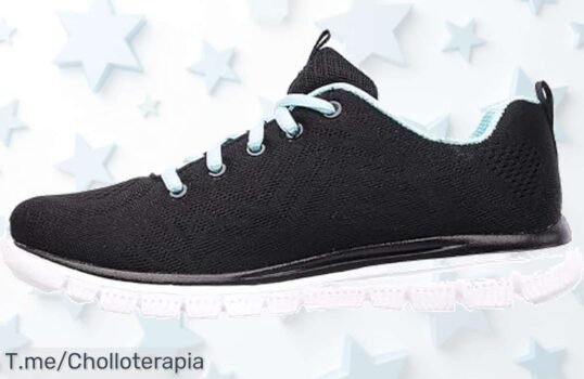 Skechers Graceful Get Connected con pisada ligera y suela antideslizante un ofertón con descuento brutal para que camines segura ¡aprovecha este super chollo ya!