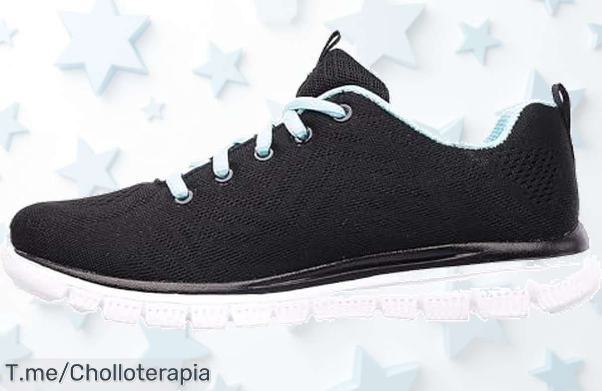 Skechers Graceful Get Connected con pisada ligera y suela antideslizante un ofertón con descuento brutal para que camines segura ¡aprovecha este super chollo ya!