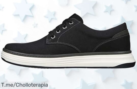 Skechers Moreno Oxford para hombre con suela flexible y espuma fresca descubre este ofertón de precio loco nunca visto ¡aprovecha ya antes que se agoten!
