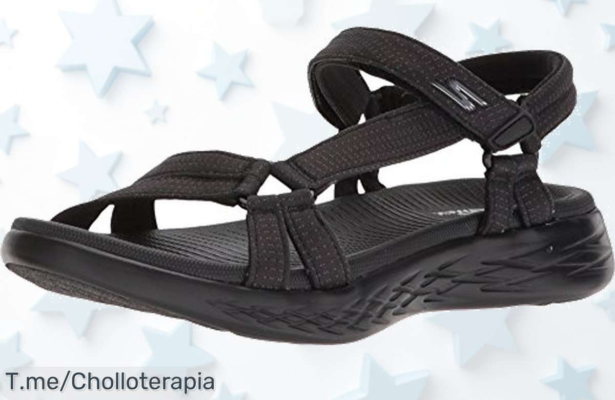 Skechers OnThego 600 Brilliancy con amortiguación ligera para volar sin parar y correas fijas disfruta este super chollo a precio de ganga ¡compra ya antes que se acabe!