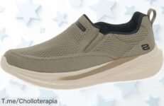 Skechers Slade Royce hombre taupe con malla tejida calidad nunca vista precio de ganga super chollo por tiempo limitado aprovecha este ofertón ya