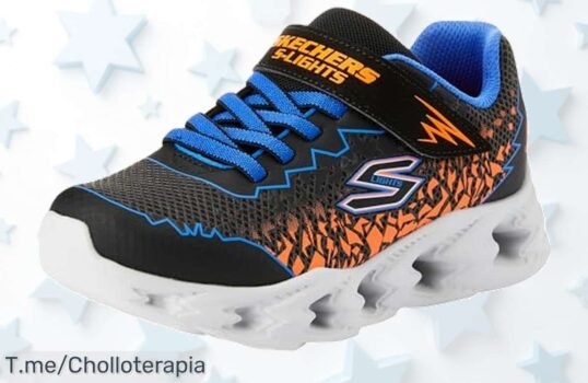 Skechers para peques con cordones elásticos y suela súper flexible precio de ganga que no puedes dejar pasar aprovecha este ofertón único antes que se agoten