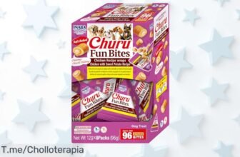 Snack inaba churu para perros con pollo y patata dulce disfruta de un precio loco en 8 paquetes suaves que cuidan su corazón y pelaje no pierdas este ofertón limitado comprar ya