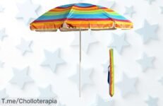 Sombrilla S7 Star multicolor con protección UV 50 ligera y plegable a precio loco no visto antes aprovecha este super chollo oferta limitada corre ya cuesta trabajo creerlo