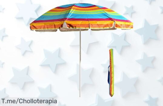 Sombrilla S7 Star multicolor con protección UV 50 ligera y plegable a precio loco no visto antes aprovecha este super chollo oferta limitada corre ya cuesta trabajo creerlo