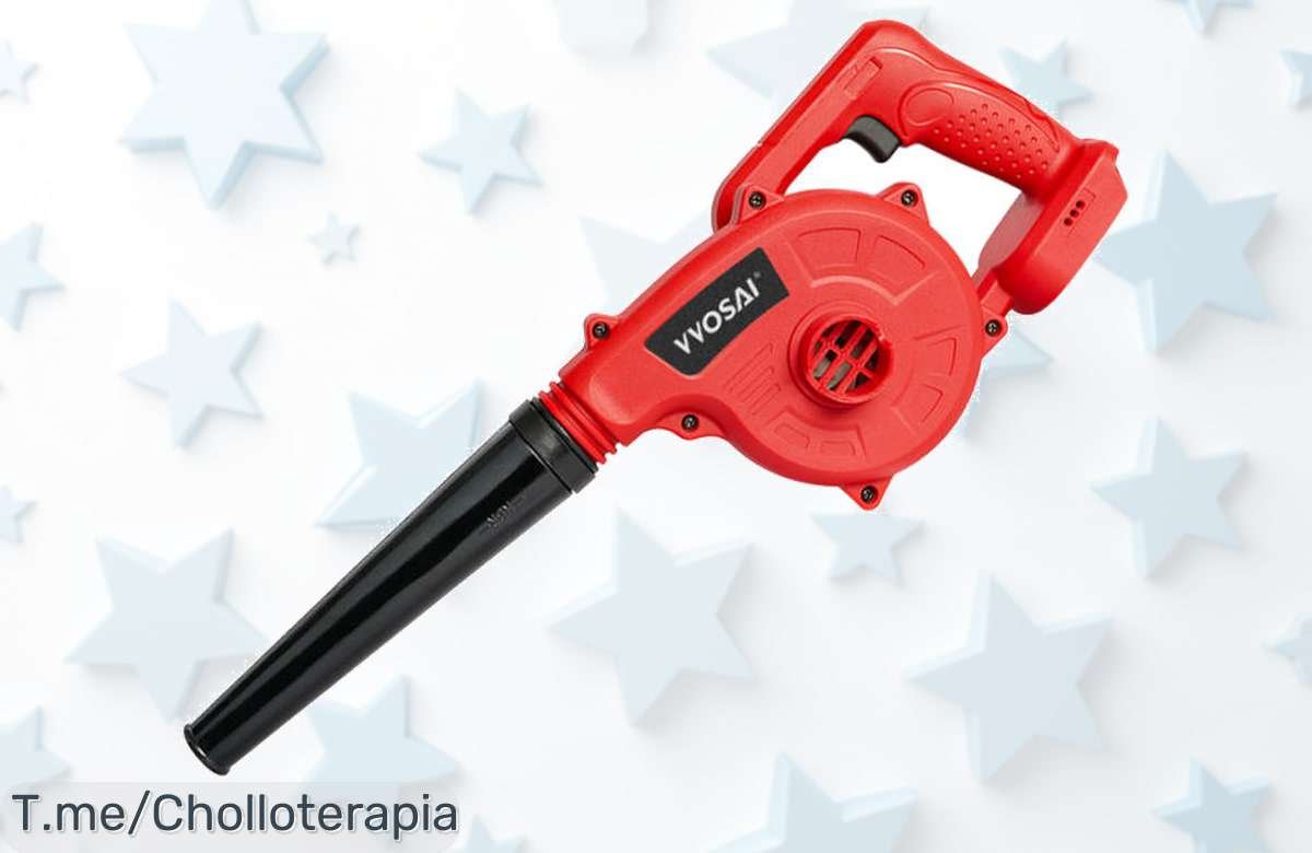 Soplador inalámbrico Vvosai para Makita 18V con batería litio potencia eléctrica sin cables ¡precio loco y descuento brutal que no volverás a ver corre ya!