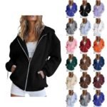 Sudadera con capucha para mujer suelta con bolsillo diseño único otoño deportiva nunca vista descuento brutal precio loco corre y aprovecha este ofertón ya