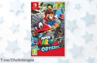Super Mario Odyssey a precio loco controlando con Cappy y mundos gigantescos llena de secretos disfruta este super chollo con descuento brutal compra ya antes que se acabe