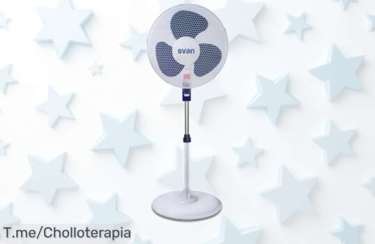 Svan ventilador de pie 16 pulgadas con aire potente y movimiento automático disfruta ahora su precio loco nunca visto en un ofertón limitado que se acaba ¡aprovecha ya!