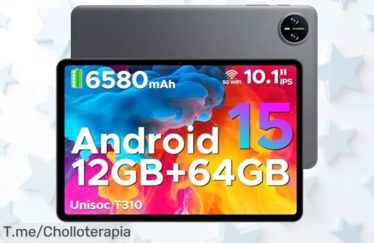 Tablet doogee tab a9 con android 15 y 12gb ram potente y rápida para niños oferta nunca vista disfruta de un descuento brutal en este precio loco ¡compra ya que se agota!