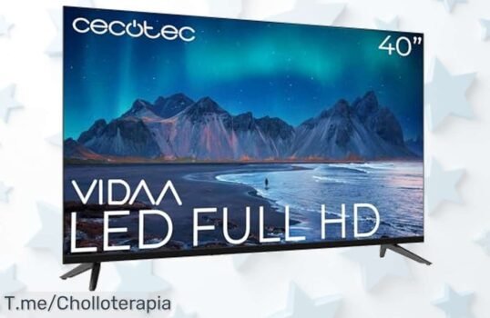 Televisor Cecotec 40 Full HD con sonido Dolby y WiFi a precio loco que nunca visto disfruta imagen gigante y altavoces potentes aprovecha este super chollo ya