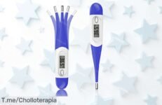 Termómetro digital con cabeza suave y lectura en 15 segundos un ofertón de precio loco para tu salud aprovecha el descuento brutal antes que se acabe