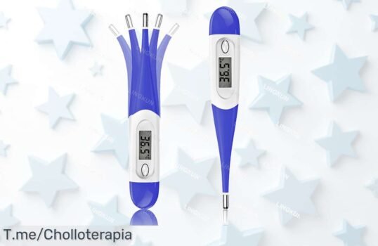 Termómetro digital con cabeza suave y lectura en 15 segundos un ofertón de precio loco para tu salud aprovecha el descuento brutal antes que se acabe