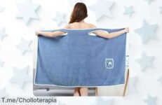 Toalla de baño súper absorbente y de secado ultra rápido con microfibra extra disfruta este ofertón único y precio loco que no se repite compra ya antes que vuelen