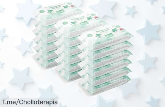 Toallitas refrescantes para bebé sin perfume con aloe vera piel cuidada y suave precio loco nunca visto aprovecha este ofertón descuento brutal limitada compra ya