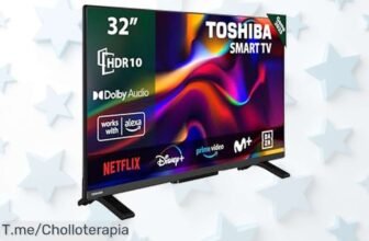 Toshiba 32 LED HD Ready con HDR y Alexa al mejor precio de ganga un ofertón nunca visto disfruta imagen y sonido top ¡aprovecha ya este descuento brutal que vuela!