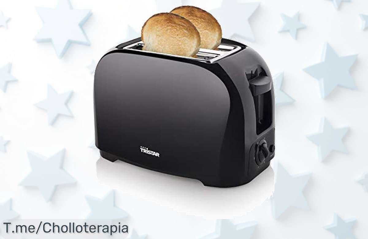 Tostadora Tristar con potencia brutal para un tostado crujiente rápido y una limpieza sin líos oferta limitada con descuento brutal que no volverás a ver corre por este super chollo