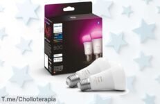 Transforma tu hogar con Philips Hue pack de 2 bombillas inteligentes controla colores y luz blanca precio loco oferta limitada ¡aprovecha este descuentazo nunca visto ya!