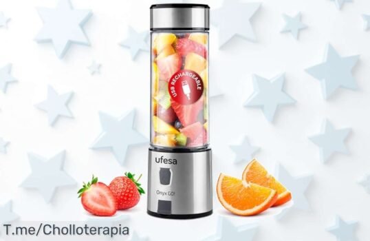 Ufesa Onyx Go! la batidora portátil con super power de 20 usos por carga y batería gigante nunca vista ¡precio loco, ofertón brutal que vuela aprovecha ya!