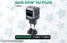 Ugreen cargador usb c 65w con 3 puertos rápido nunca visto lleva tu carga al siguiente nivel con precio loco aprovecha este ofertón ahora antes que se acabe