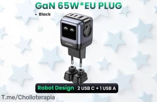 Ugreen cargador usb c 65w con 3 puertos rápido nunca visto lleva tu carga al siguiente nivel con precio loco aprovecha este ofertón ahora antes que se acabe
