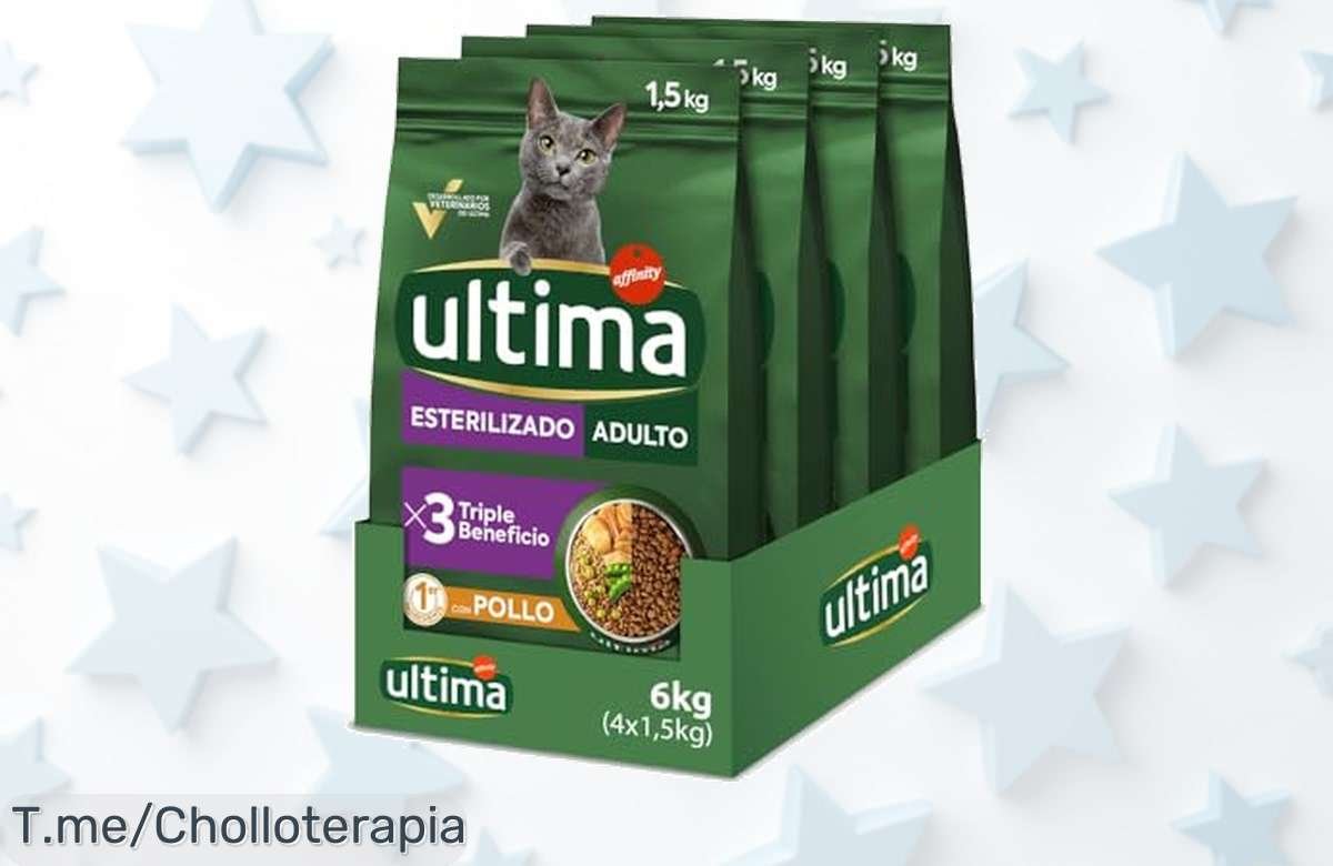 Última oportunidad pack de 6kg comida seca para gato esterilizado con pollo precio loco cuidado dental y defensa fuerte aprovecha este ofertón único corre ya