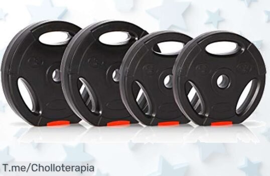 Ultrasport placas de peso resistentes para entrenar como un pro con descuento brutal aprovecha este ofertón a precio loco antes que se acaben actúa ya