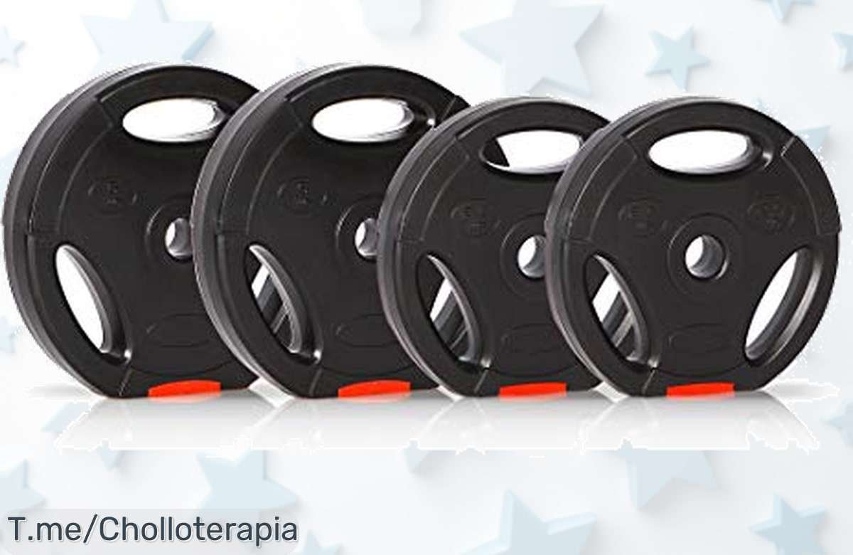 Ultrasport placas de peso resistentes para entrenar como un pro con descuento brutal aprovecha este ofertón a precio loco antes que se acaben actúa ya