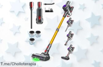 VacTechPro V15 sin cable potencia brutal 35kPa y 35 min autonomía limpia todo pelo y suelo aprovecha este ofertón precio loco descuento nunca visto ¡corre que es limitada!