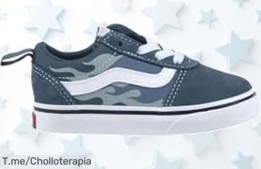 Vans Ward para peques con diseño súper molón y resistencia total el ofertón de zapatillas fáciles que no verás dos veces corre ya por este precio loco de ganga
